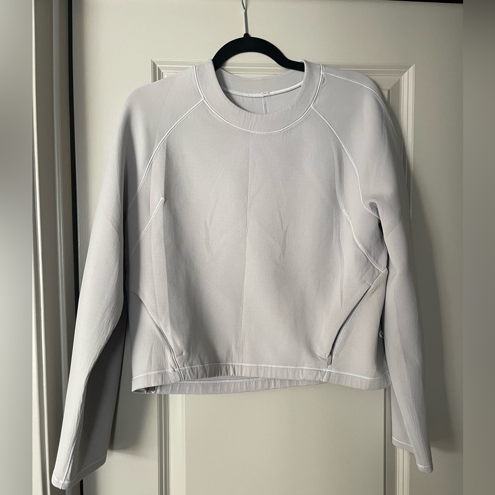 Lululemon Light Blue Grey Softstreme Sweatshirt